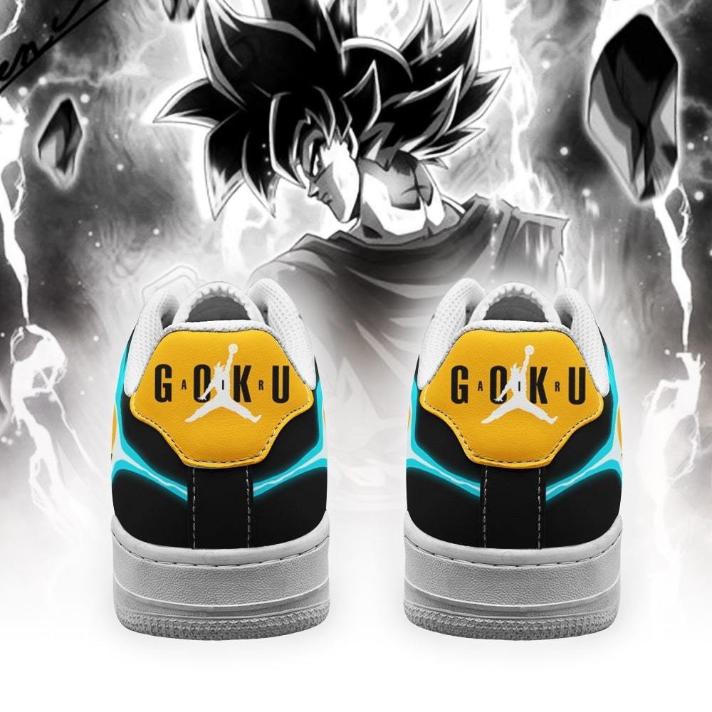 Goku Silhouette Dragon Ball Anime Air Force Shoes Goku Silhouette Dragon Ball Anime Air Force Shoes