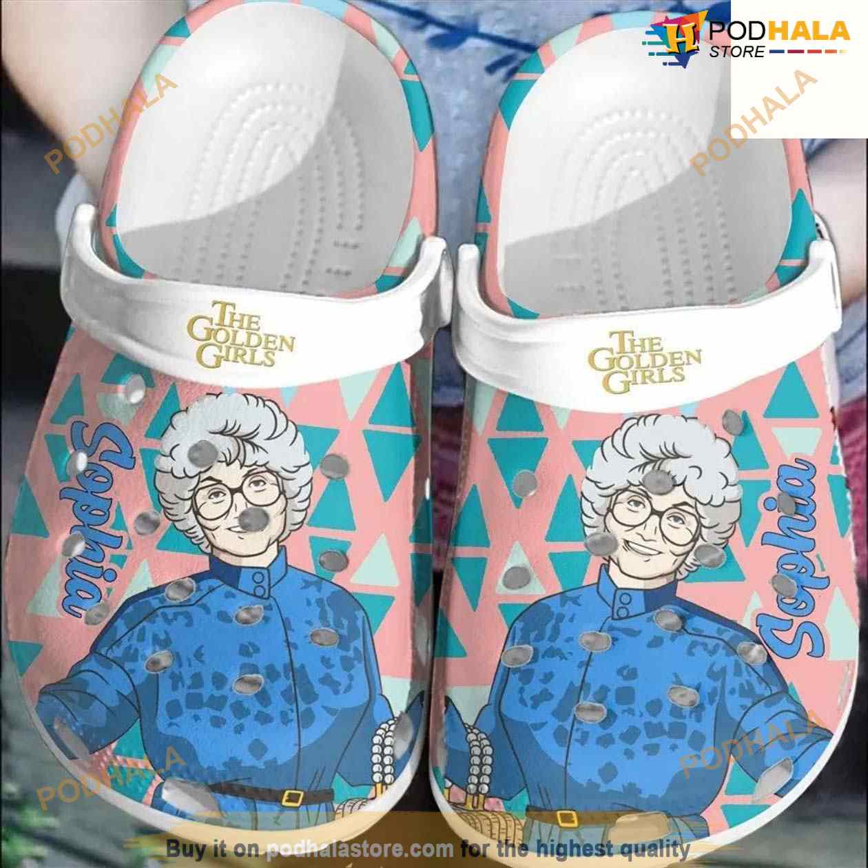 Golden Girls Sophie Movie Clog Adult Size Crocs Clog Shoes Golden Girls Sophie Movie Clog Adult Size Crocs Clog Shoes