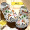 Golden Retriever Custom Name Crocband Crocs Clog Shoes
