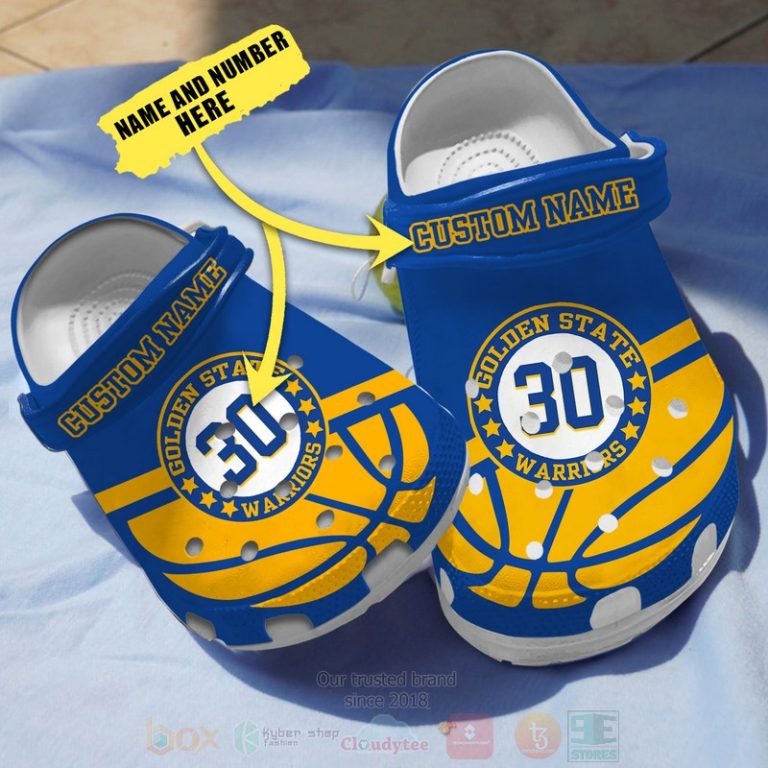 Golden-State-Warriors-Uniform-Personalized-Crocband-Crocs-Clog-Shoes-1