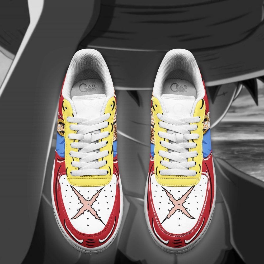 Gomu Gomu Luffy Anime One Piece Air Force Shoes Gomu Gomu Luffy Anime One Piece Air Force Shoes