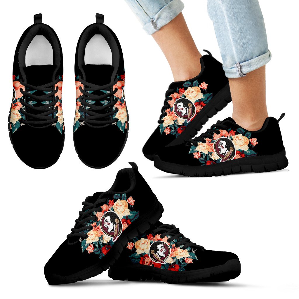 Gorgeous Flowers Background Insert Pretty Logo Florida State Seminoles Sneakers Gorgeous Flowers Background Insert Pretty Logo Florida State Seminoles Sneakers