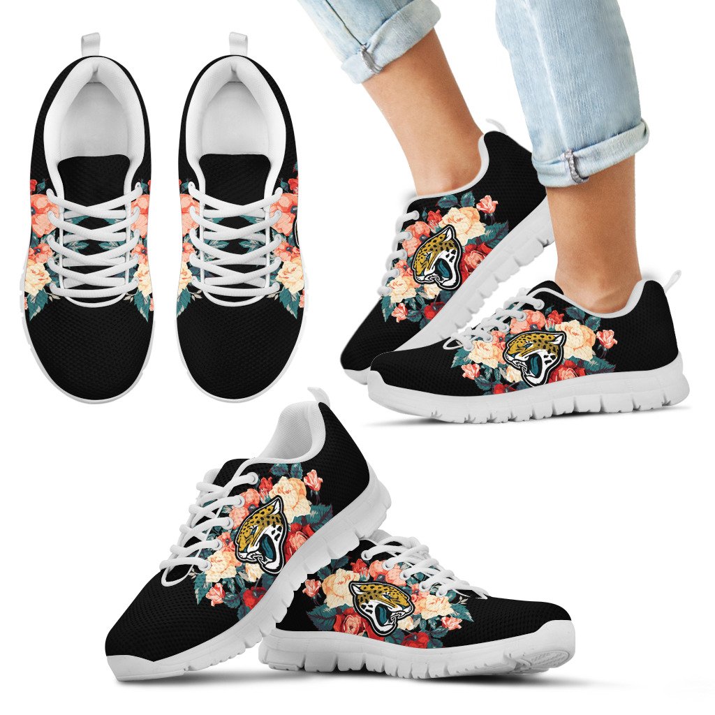 Gorgeous-Flowers-Background-Insert-Pretty-Logo-Jacksonville-Jaguars-Sneakers-1