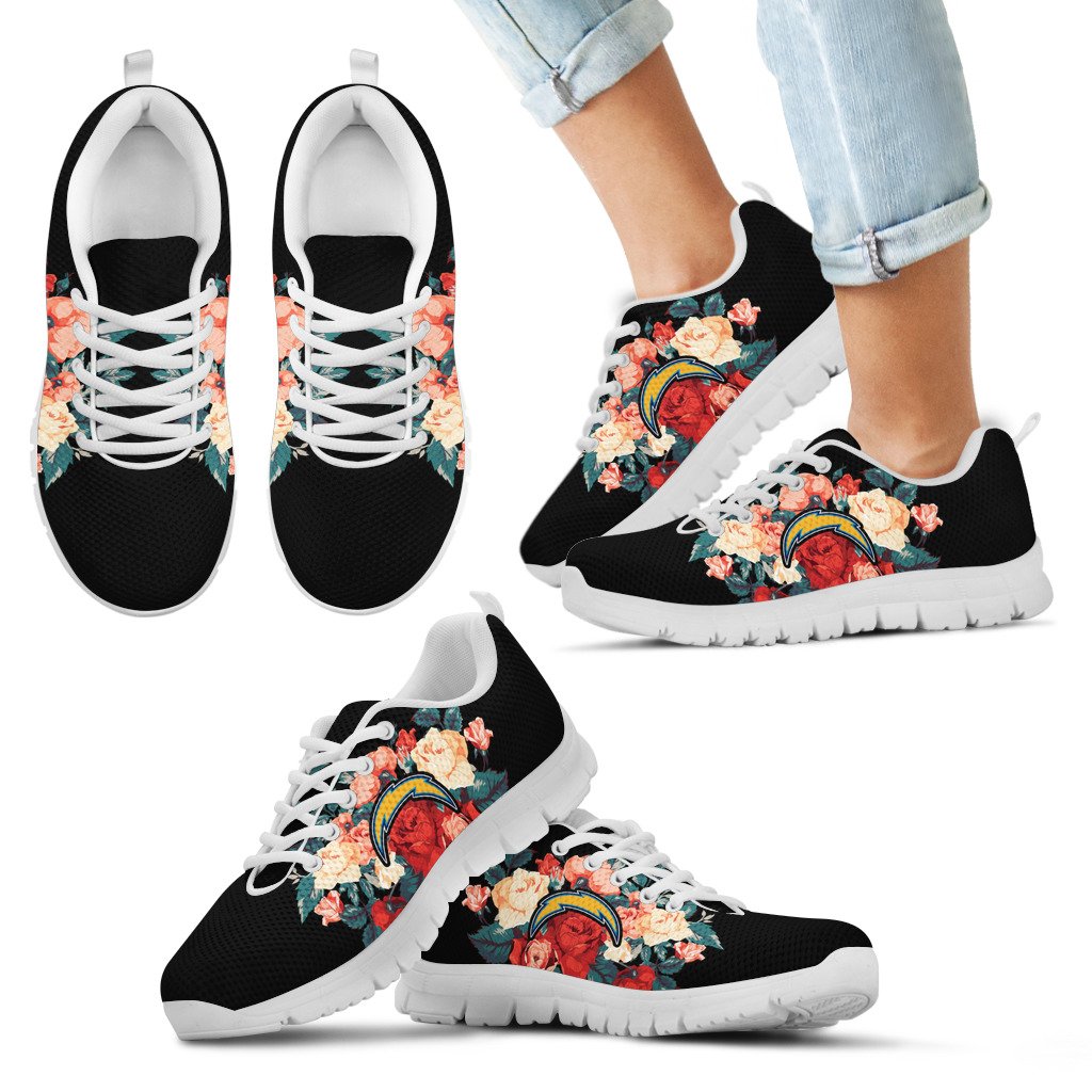 Gorgeous-Flowers-Background-Insert-Pretty-Logo-Los-Angeles-Chargers-Sneakers-1