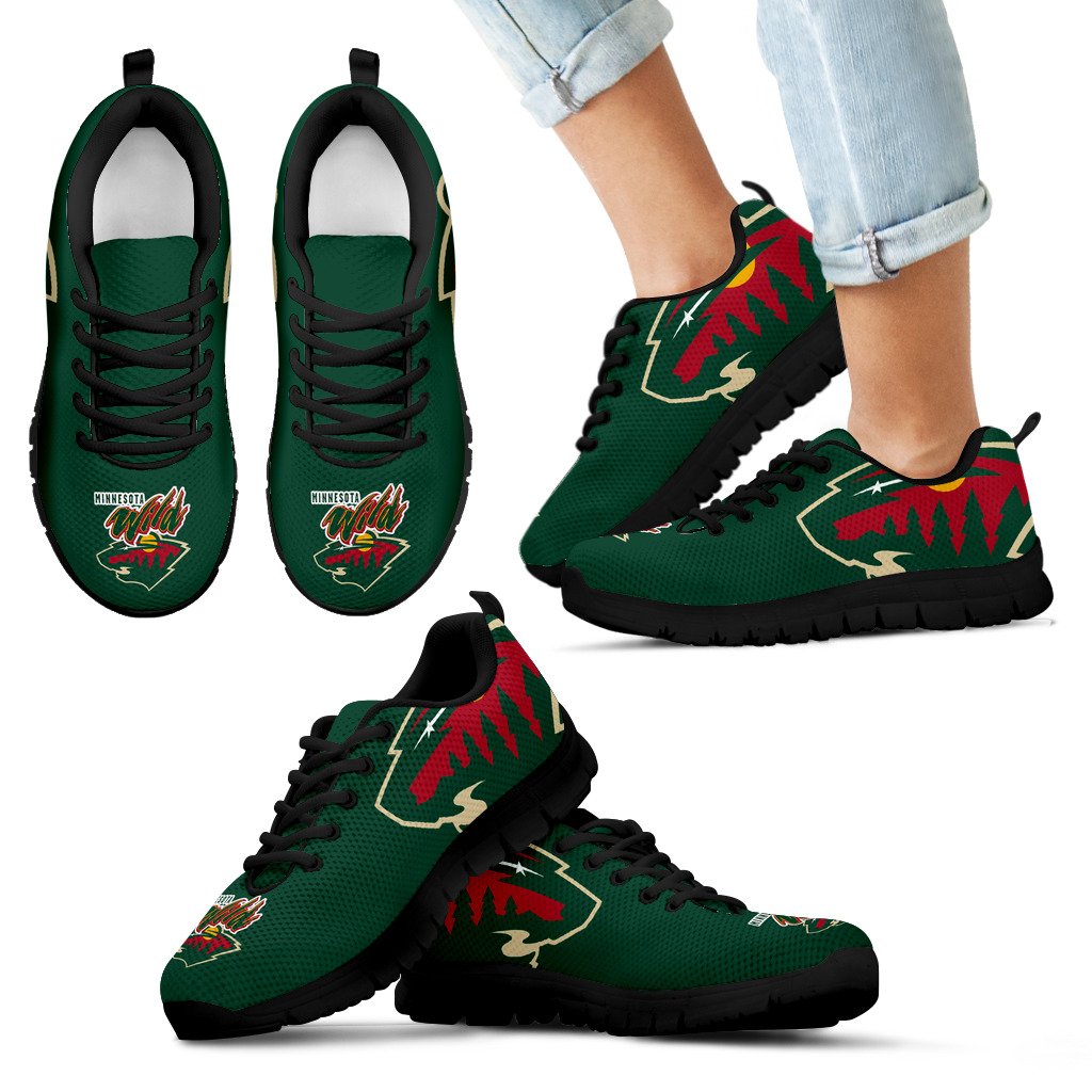 Gorgeous Logo Minnesota Wild Sneakers Gorgeous Logo Minnesota Wild Sneakers