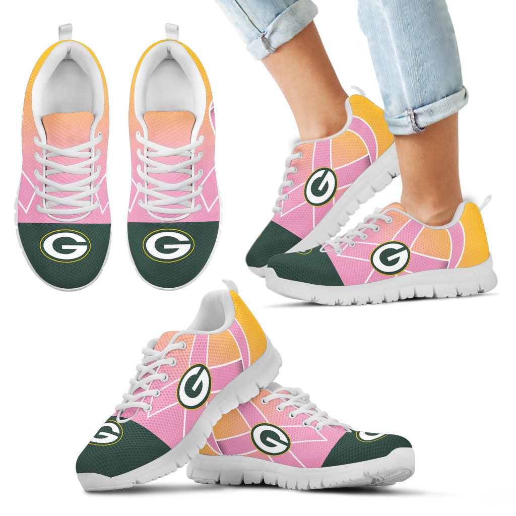 Green-Bay-Packers-Cancer-Pink-Ribbon-Sneakers-1
