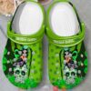 Green Butterfly Girl Crocband Shoes