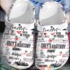 Grey’S Anatomy Crocband Crocs Clog Shoes