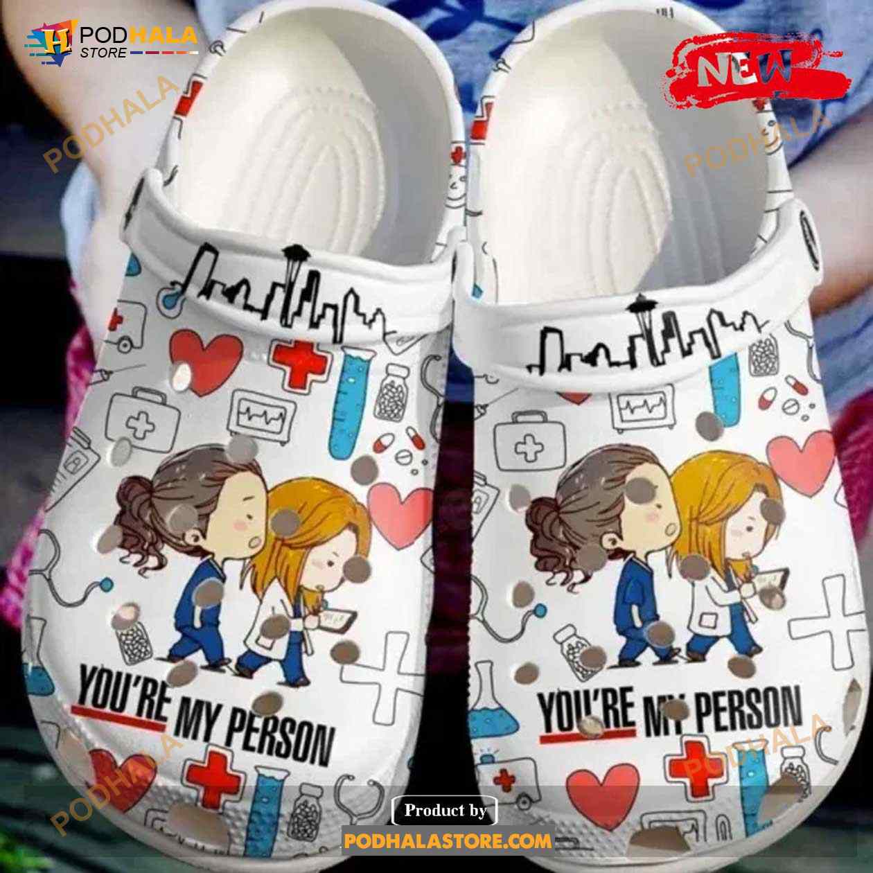 Grey’s Anatomy Hot Style For Man Women Crocs Clog Shoes Grey’s Anatomy Hot Style For Man Women Crocs Clog Shoes