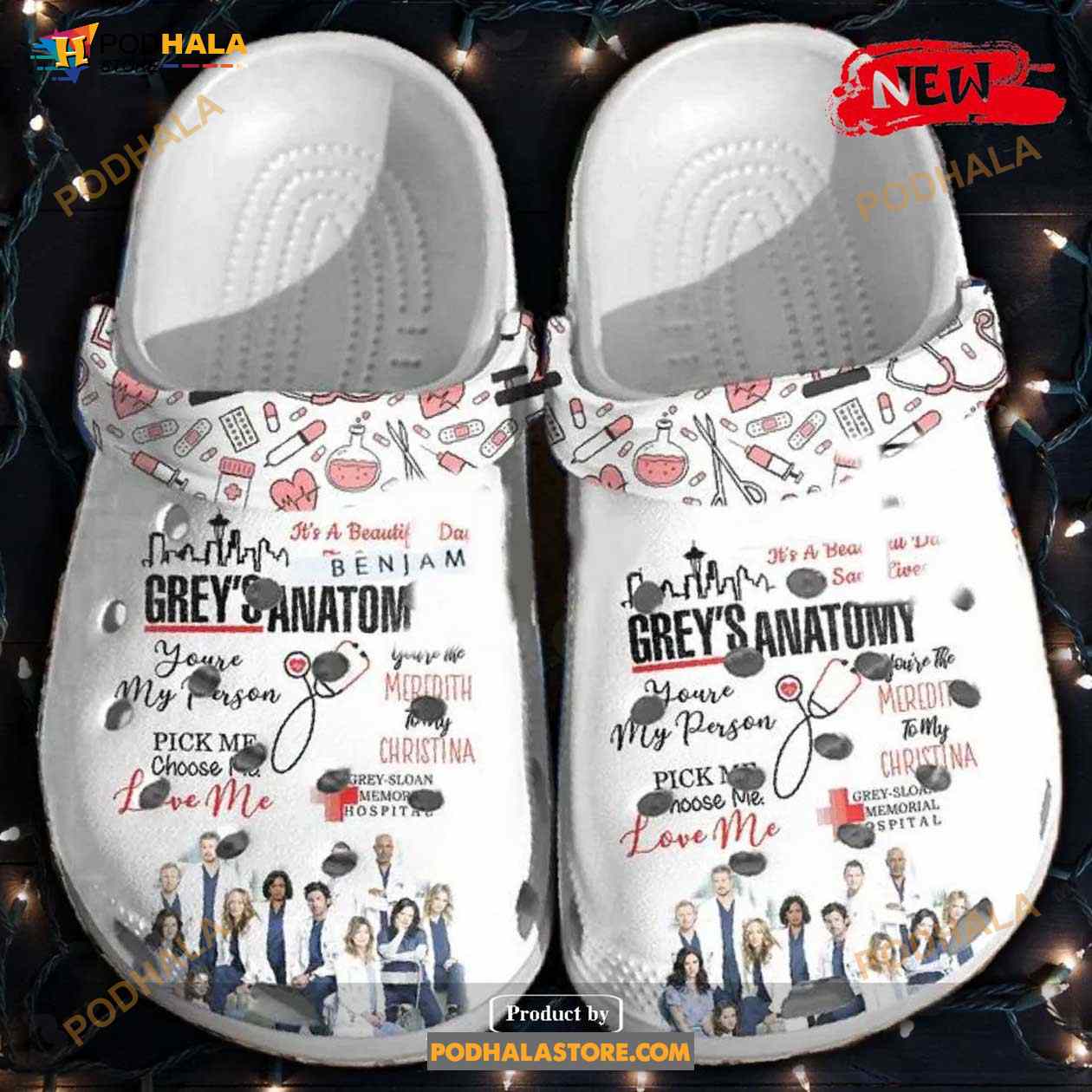 Grey’s Anatomy Hot Version For Man Women Crocs Clog Shoes Grey’s Anatomy Hot Version For Man Women Crocs Clog Shoes