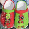 Grinch And Stitch Deadpool Crocband Crocs Clog Shoes