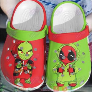 Grinch And Stitch Deadpool Crocband Crocs Clog Shoes
