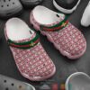 Gucci Heart Pink Pattern Crocband Clog Shoes