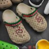 Gucci Kingsnake Khaki Pattern Crocband Clog Shoes