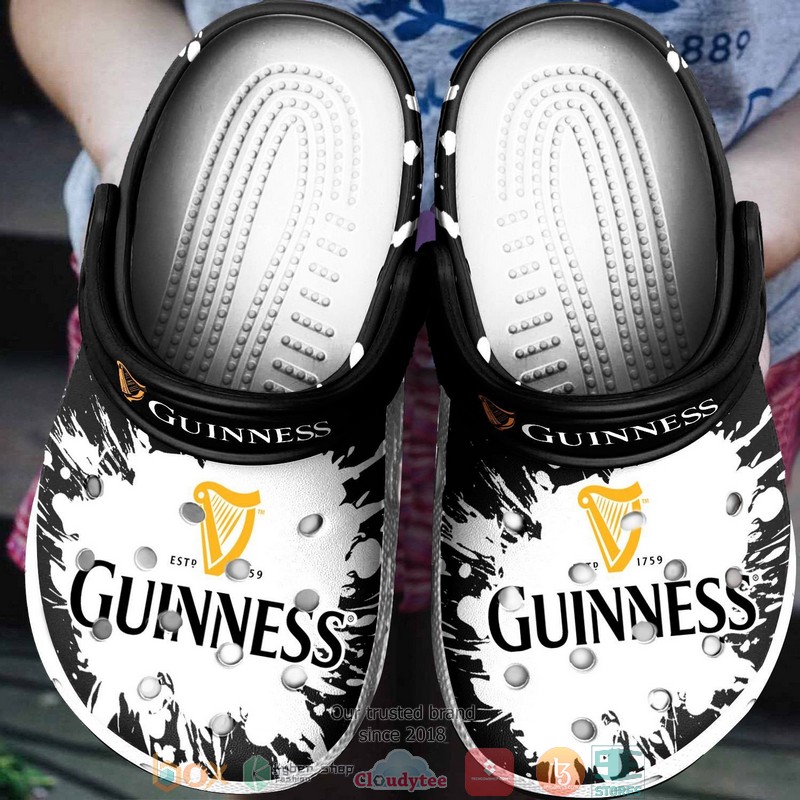 Guinness 1759 Beer Drinking Crocband Clog Shoes Guinness 1759 Beer Drinking Crocband Clog Shoes