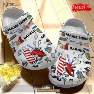 Hairstylist Classic Design Barber For Man Women Crocs Clog Shoes