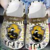 Harry Potter Hufflepuff White-Yellow Crocband Crocs Clog Shoes
