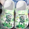 Harry Potter Slytherin Green-White Crocband Crocs Clog Shoes