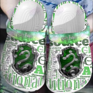 Harry Potter Slytherin Snake Crocband Crocs Clog Shoes