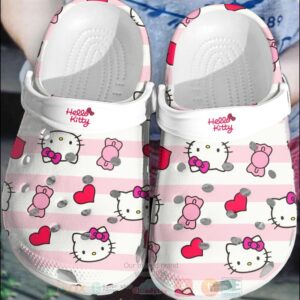 Hello Kitty Cute Crocband Crocs Clog Shoes