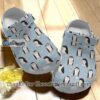[High-quality] Cute Penguin Pattern Crocs Shoes Gift
