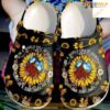 Hippie Be A SuNFLower Classic Clogs Shoes SuNFLowers Theme Crocs Clog Shoes