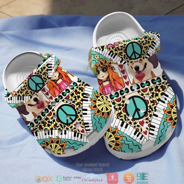 Hippie-Car-For-Dog-Lover-Crocband-Shoes-1