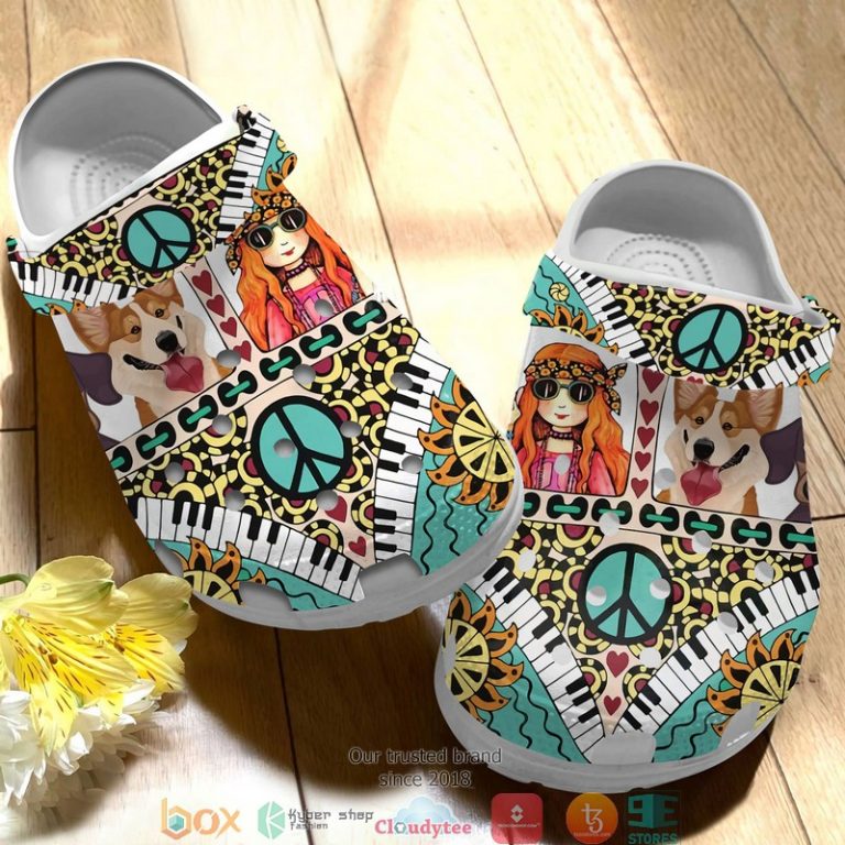 Hippie-Car-For-Dog-Lover-Crocband-Shoes-3