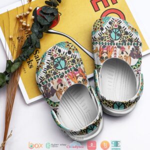 Hippie Car For Dog Lover Crocband Shoes