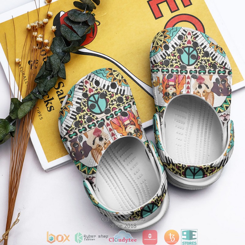 Hippie Car For Dog Lover Crocband Shoes Hippie Car For Dog Lover Crocband Shoes
