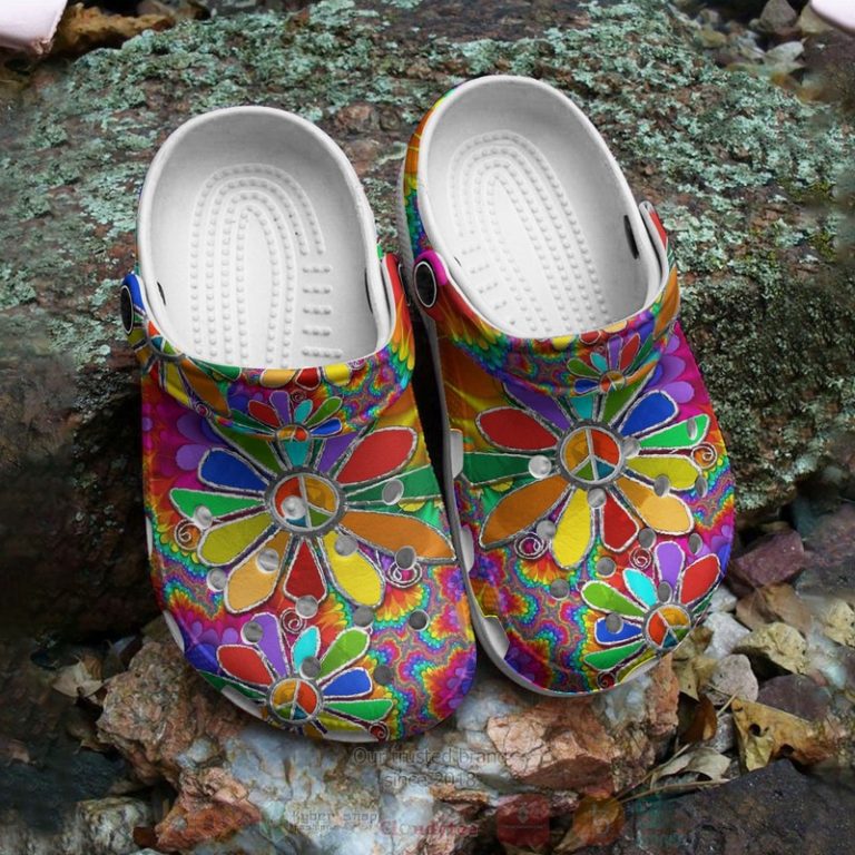 Hippie-Flowers-Crocband-Crocs-Clog-Shoes-3
