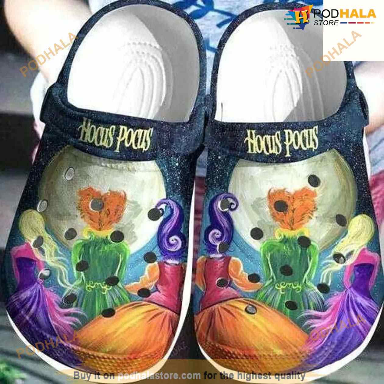 Hocus Pocus Adult Size Crocs Clog Shoes Hocus Pocus Adult Size Crocs Clog Shoes