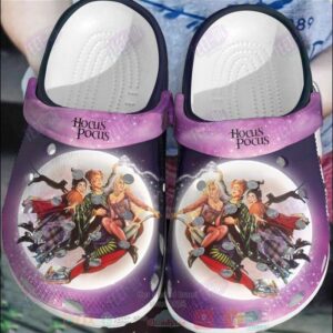 Hocus Pocus Pink Crocband Crocs Clog Shoes