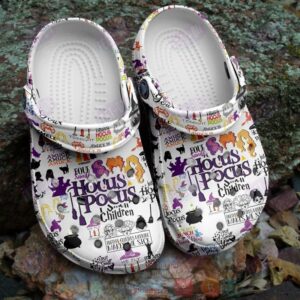 Hocus Pocus White Crocband Crocs Clog Shoes