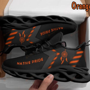 [Hot Sale] Native American Pride Max Soul Running Orange Shoes