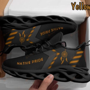 [Hot Sale] Native American Pride Max Soul Running Yellow Shoes