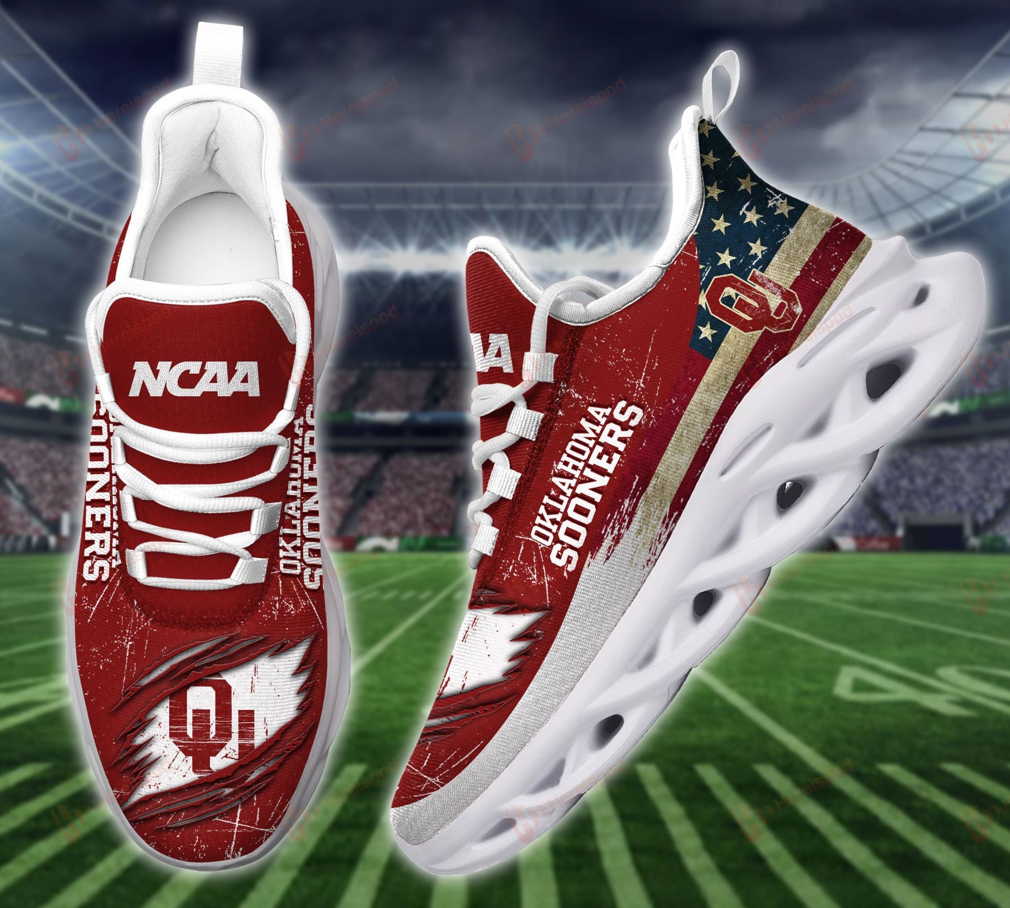 Hot-Sale-Ncaa-Oklahoma-Sooners-American-Flag-Max-Soul-Shoes-1