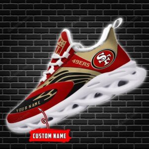 [Hot Sale] Nfl San Francisco 49Ers Personalized Max Soul Shoes