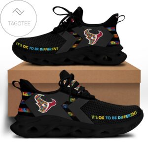 Houston Texans Autism It S Ok To Be Different Clunky Sneaker Max Soul Shoes