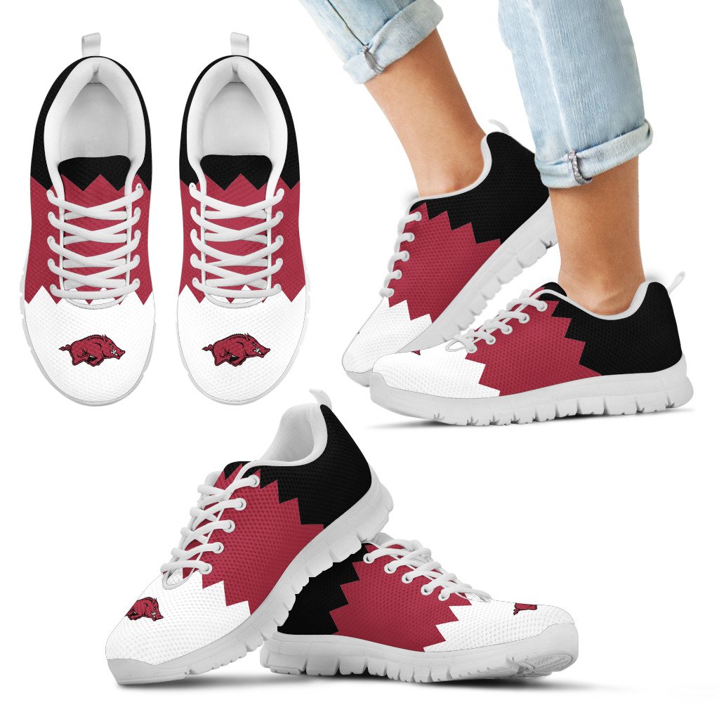 Incredible-Line-Zig-Zag-Disorder-Beautiful-Arkansas-Razorbacks-Sneakers-1