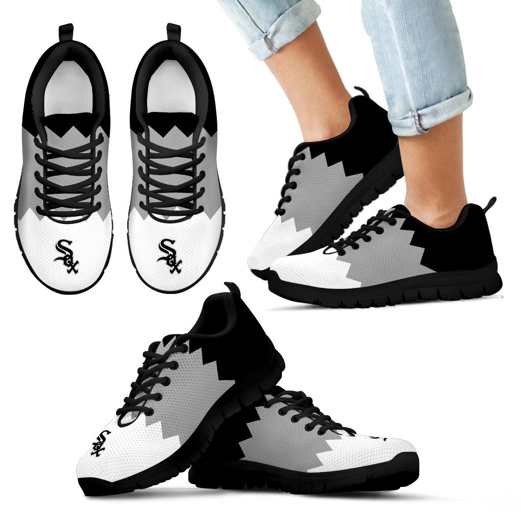Incredible Line Zig Zag Disorder Beautiful Chicago White Sox Sneakers Incredible Line Zig Zag Disorder Beautiful Chicago White Sox Sneakers