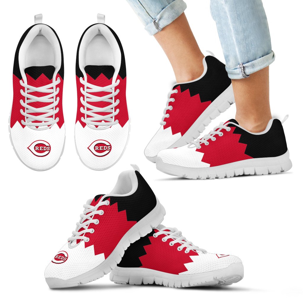 Incredible-Line-Zig-Zag-Disorder-Beautiful-Cincinnati-Reds-Sneakers-1