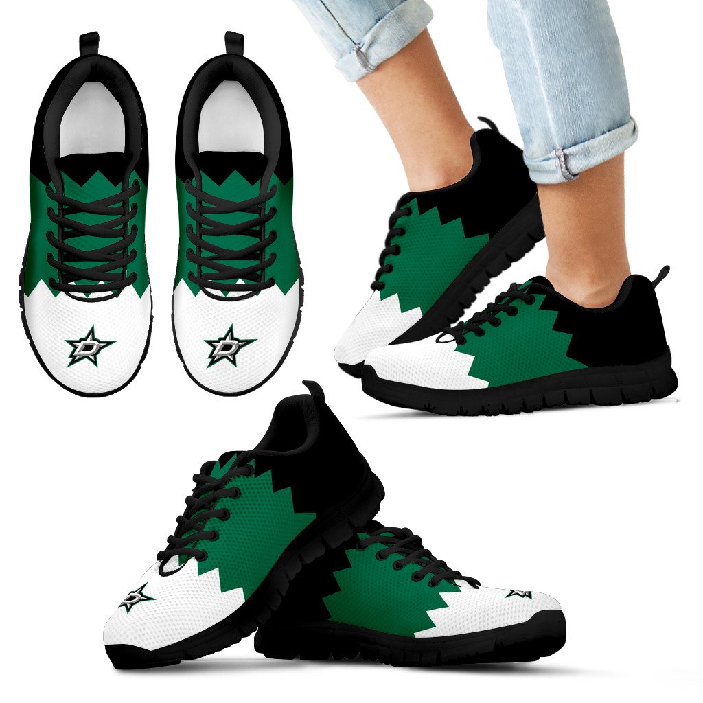 Incredible Line Zig Zag Disorder Beautiful Dallas Stars Sneakers Incredible Line Zig Zag Disorder Beautiful Dallas Stars Sneakers