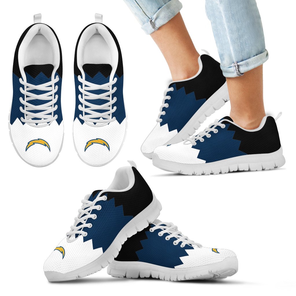 Incredible-Line-Zig-Zag-Disorder-Beautiful-Los-Angeles-Chargers-Sneakers-1