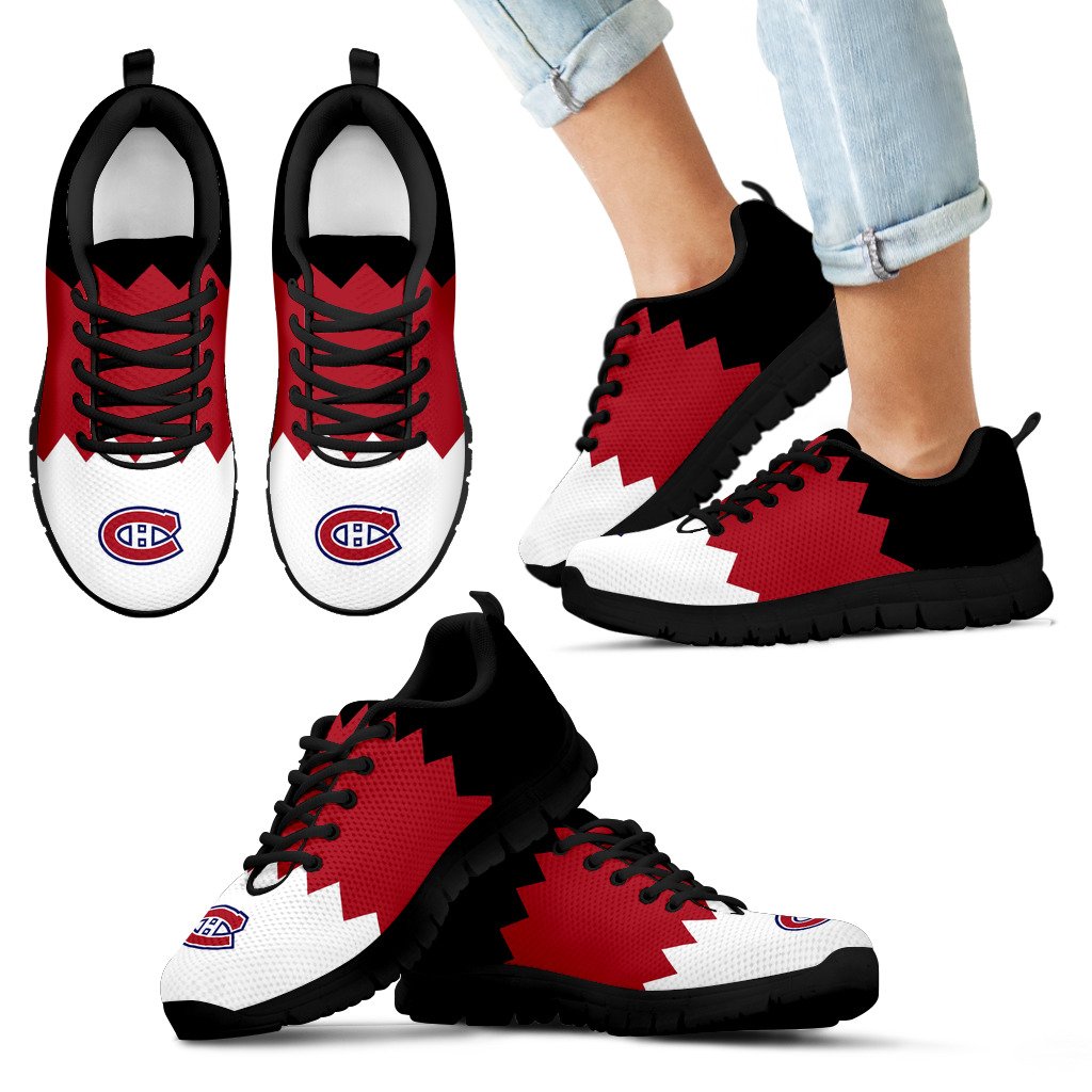Incredible Line Zig Zag Disorder Beautiful Montreal Canadiens Sneakers Incredible Line Zig Zag Disorder Beautiful Montreal Canadiens Sneakers