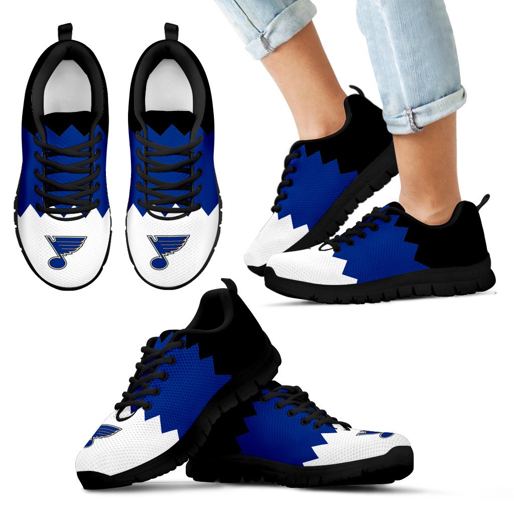 Incredible Line Zig Zag Disorder Beautiful St. Louis Blues Sneakers Incredible Line Zig Zag Disorder Beautiful St. Louis Blues Sneakers