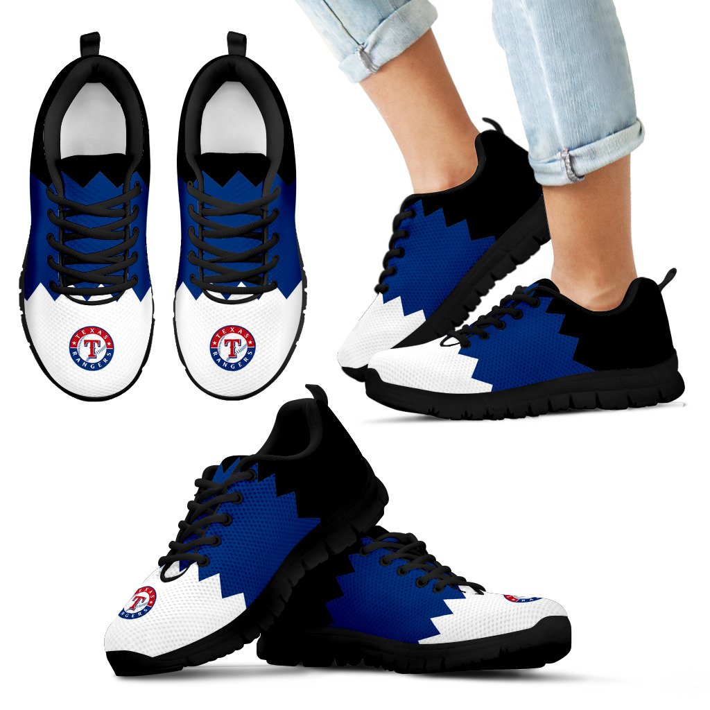 Incredible Line Zig Zag Disorder Beautiful Texas Rangers Sneakers Incredible Line Zig Zag Disorder Beautiful Texas Rangers Sneakers