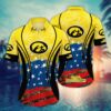 Iowa Hawkeyes US Flag Pattern Hawaiian Shirt