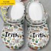 Irish Custom Name Crocband Crocs Clog Shoes