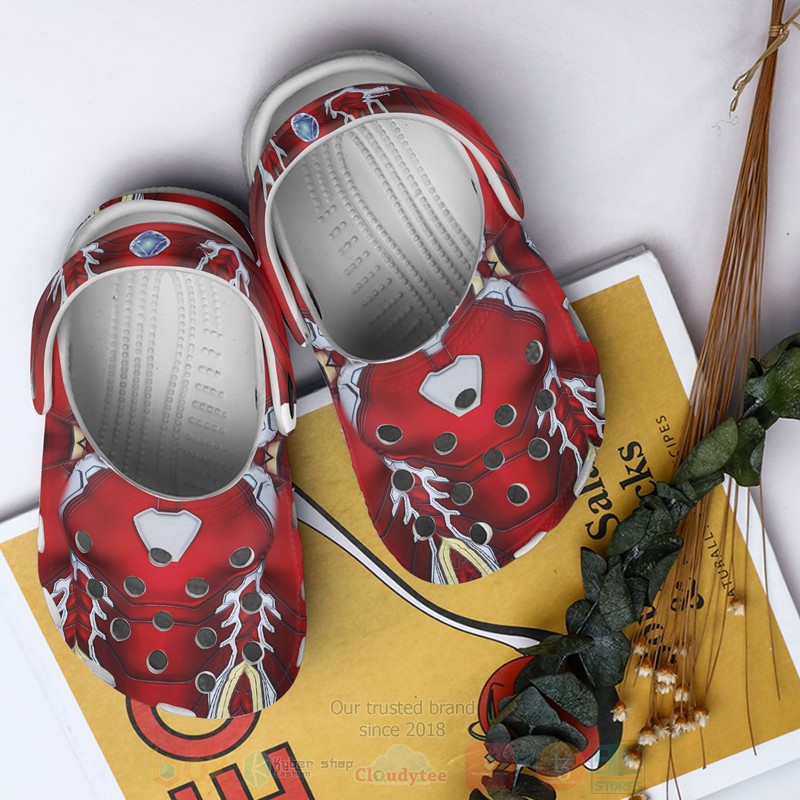 Iron Man Crocband Crocs Clog Shoes Iron Man Crocband Crocs Clog Shoes
